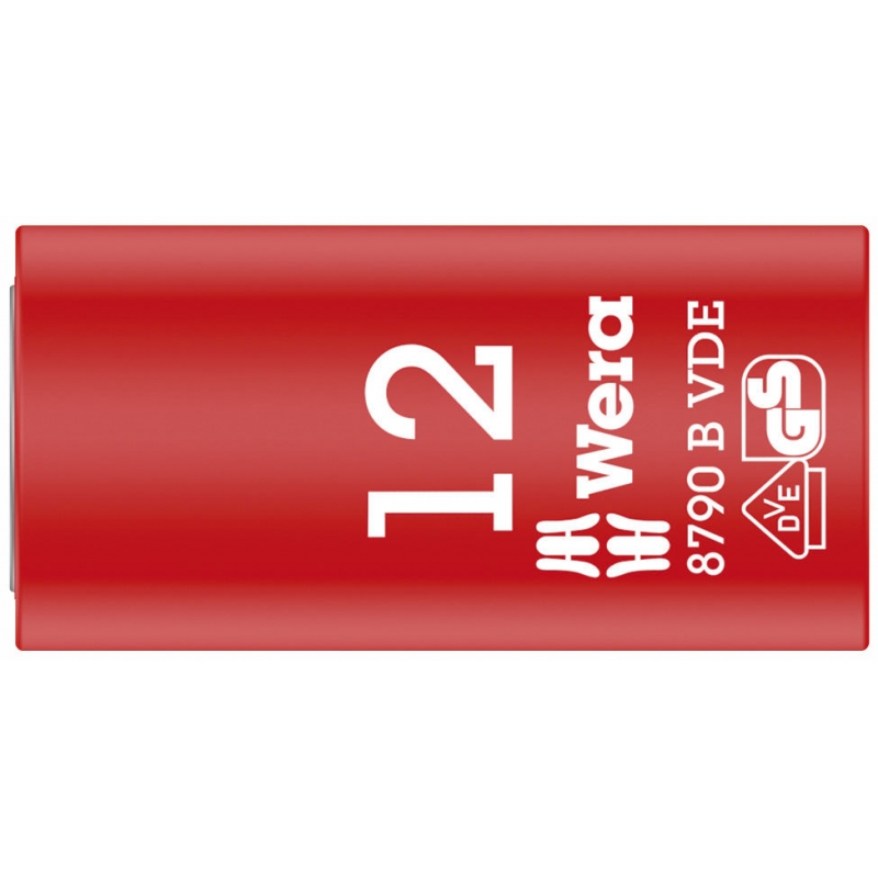 WERA VDE Dop 12.0 x 46.0 mm-3/8"-aandrijving 05004956001 4013288192998