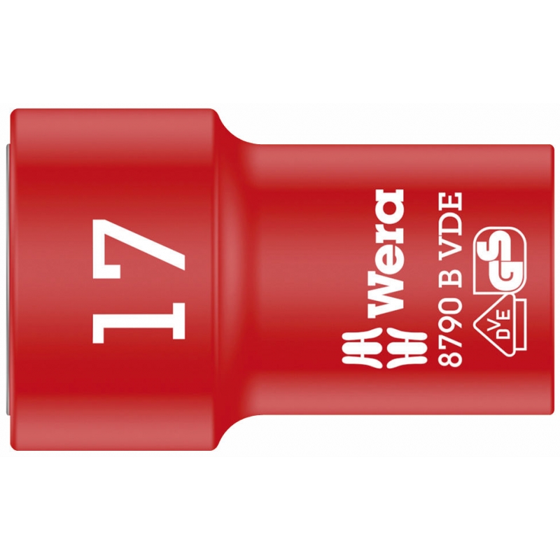 WERA VDE Dop 17.0 x 46.0 mm-3/8"-aandrijving 05004961001 4013288193049