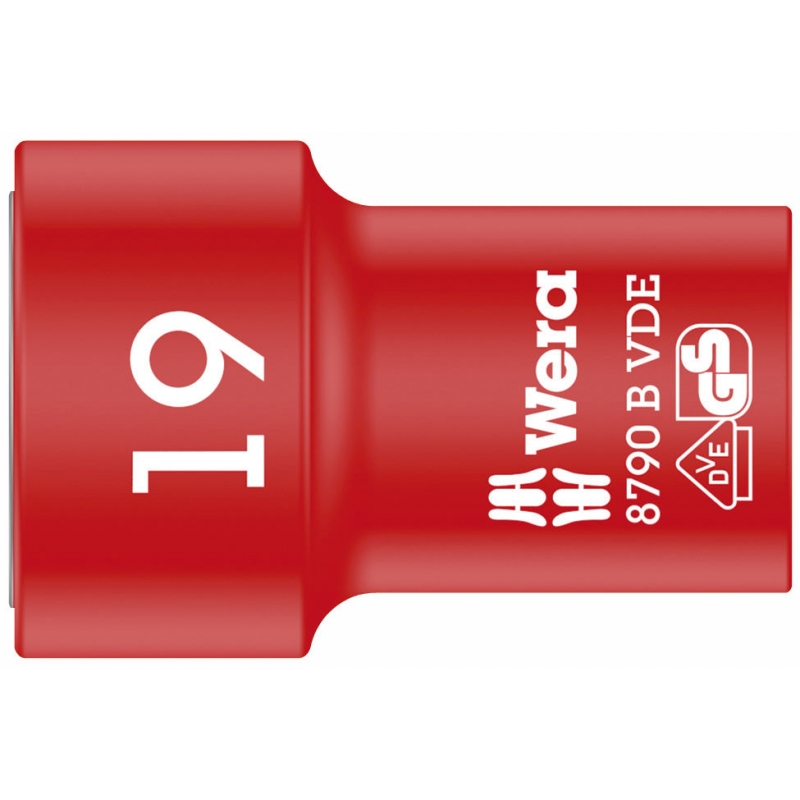 WERA VDE Dop 19.0 x 46.0 mm-3/8"-aandrijving 05004963001 4013288193063