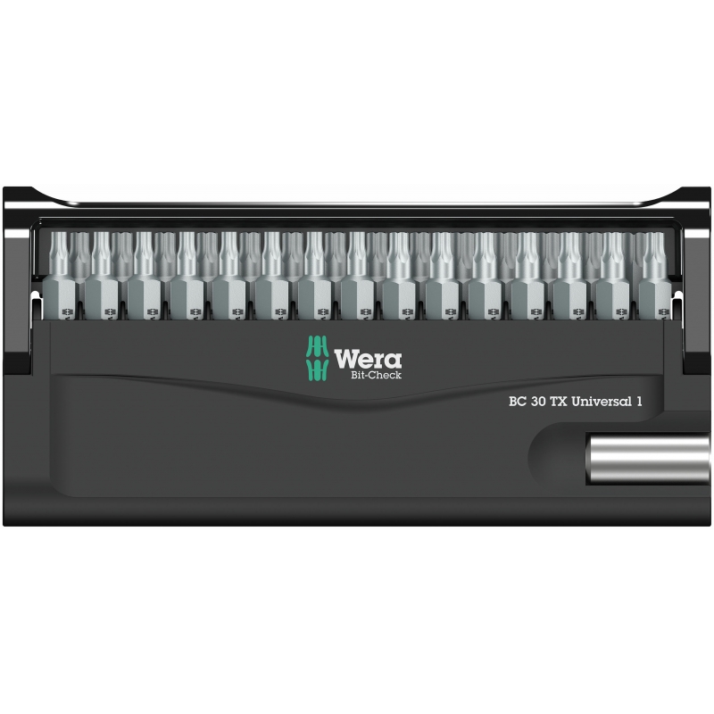 WERA Bit-Check 30 TX Universal 1, 30-delig 05057908001 4013288163820 WERA Bit-Check 30 TX Universal 1, 30-delig 05057908001 4013288163820