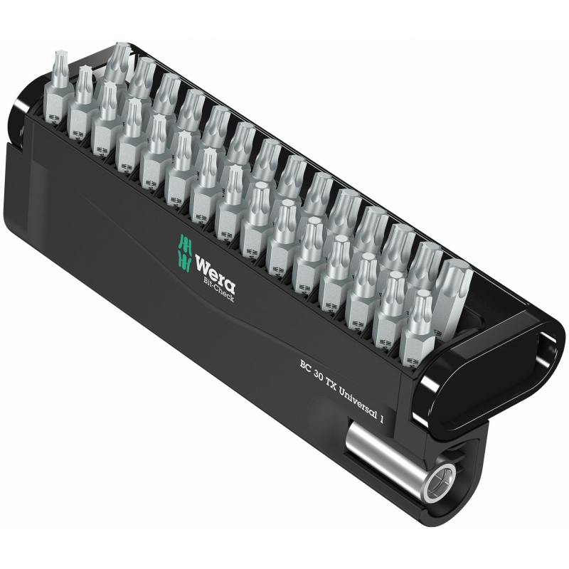 WERA Bit-Check 30 TX Universal 1, 30-delig 05057908001 4013288163820