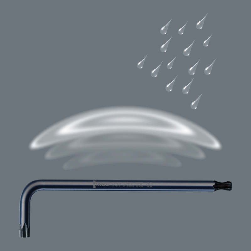 WERA 967/9 TORX® HF 1 Stiftsleutelset met vasthoudfunctie, Blacklaser 05024244001 4013288104953