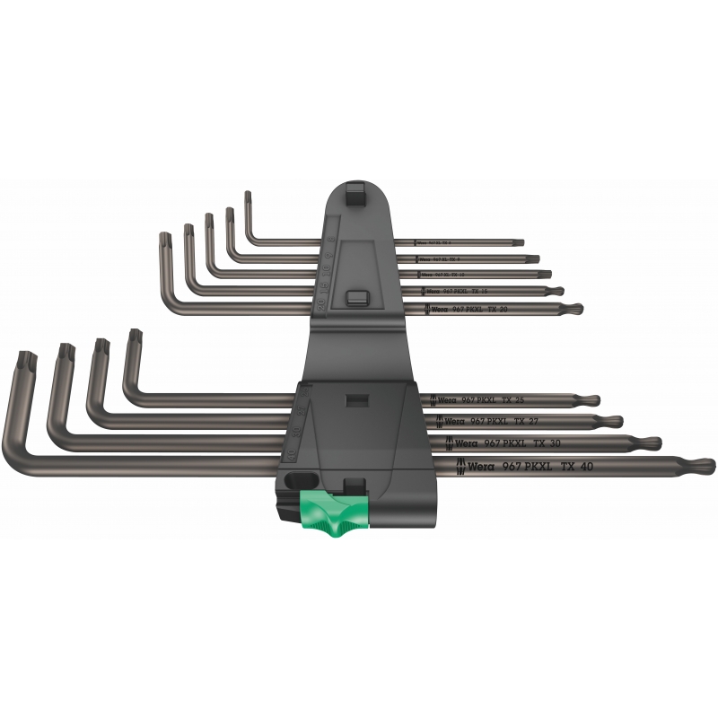 WERA  TORX®-kogelkop sleutelset extra lang 967/9 TX XL 1 05024460001 4013288193520 WERA  TORX®-kogelkop sleutelset extra lang 967/9 TX XL 1 05024460001 4013288193520