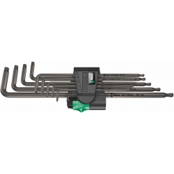 WERA  TORX®-kogelkop sleutelset extra lang 967/9 TX XL 1 05024460001 4013288193520