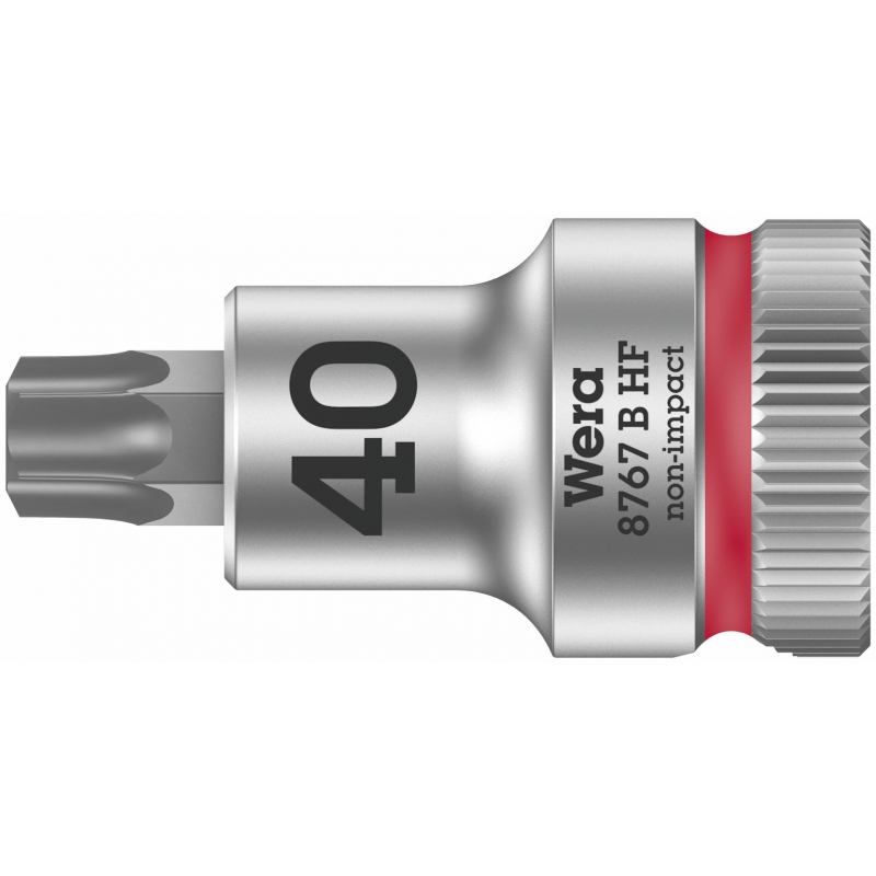WERA HF TORX® Bitdop  TX 40 x 35 mm-3/8"-aandrijving 05003068001 4013288188915
