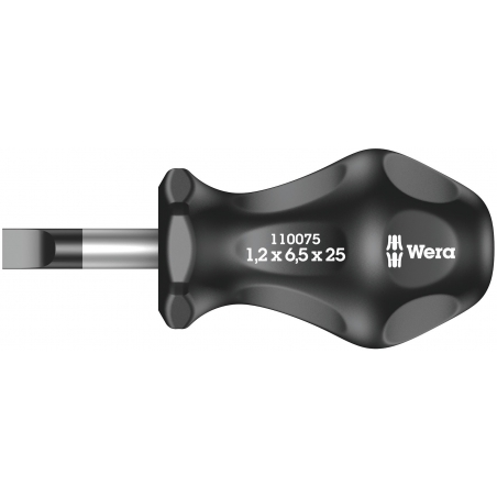 WERA Carburateur/Stubby schroevendraaier sleuf 1.2x6.5x25 mm 336