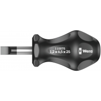 WERA Carburateur/Stubby schroevendraaier sleuf 1.2x6.5x25 mm 336 WERA Carburateur/Stubby schroevendraaier sleuf 1.2x6.5x25 mm 336