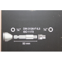 WERA verloopstuk 870/4/7 Set A SB