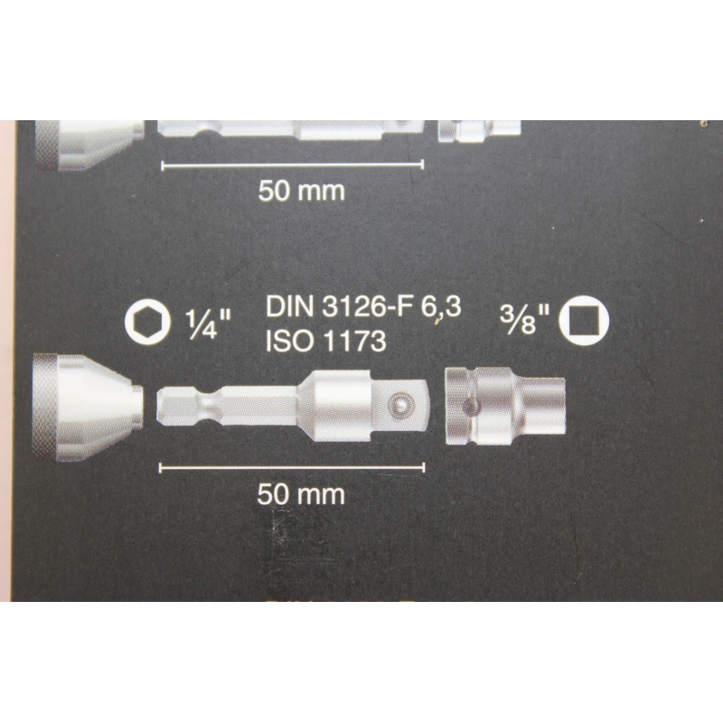 WERA verloopstuk 870/4/7 Set A SB
