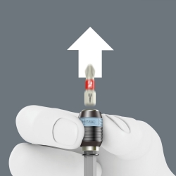WERA 3816 R Bits-Handhouder met Rapidaptor snelwisselhouder RVS 05051465001 4013288127570