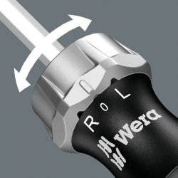 WERA Kraftform Kompakt 27 RA 1 Ratelhandgreep, 1/4", 7-delig 05073660001 4013288156051