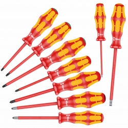 WERA 160 i/162 i/167 i/9 Schroevendraaierset Kraftform Plus Serie 100 05133355001 4013288160065 WERA 160 i/162 i/167 i/9 Schroevendraaierset Kraftform Plus Serie 100 05133355001 4013288160065