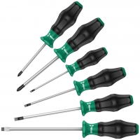 Wera 6-delige Kraftform Comfort schroevendraaierset - PZ/S 031551 Wera 6-delige Kraftform Comfort schroevendraaierset - PZ/S 031551