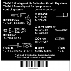 WERA 7443/12 Montageset voor bandenspanningscontrolesysteem, 12-delig 05074746001 4013288178404 WERA 7443/12 Montageset voor bandenspanningscontrolesysteem, 12-delig 05074746001 4013288178404