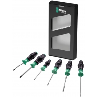 Wera 6-delige Kraftform Comfort schroevendraaierset - PZ/S 031551 Wera 6-delige Kraftform Comfort schroevendraaierset - PZ/S 031551
