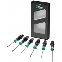 Wera 6-delige Kraftform Comfort schroevendraaierset - PZ/S 031551 Wera 6-delige Kraftform Comfort schroevendraaierset - PZ/S 031551