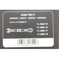 WERA Joker steeksleutelset 4 delig WERA Joker steeksleutelset 4 delig