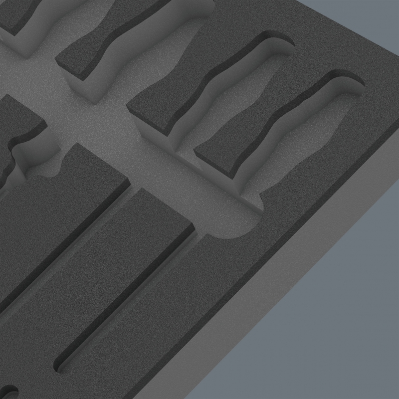 WERA 9810 lege inlay voor schroevendraaiers Set 1 05137310001 4013288225399