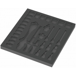 WERA 9822 lege inlay voor 8000 C Zyklop ratel 1/2" Set 1  05137322001 4013288225474