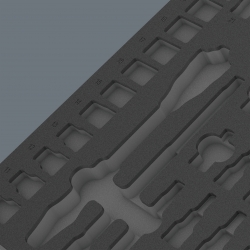 WERA 9822 lege inlay voor 8000 C Zyklop ratel 1/2" Set 1  05137322001 4013288225474