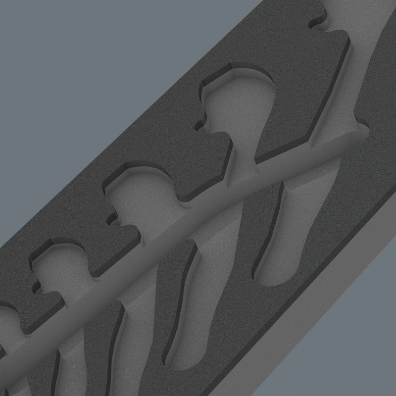 WERA 9832 lege inlay voor 6004 Joker Set 1  05137332001 4013288225511 WERA 9832 lege inlay voor 6004 Joker Set 1  05137332001 4013288225511