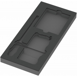 WERA 9850 lege inlay voor Kraftform Kompakt en Tool-Check PLUS Set 1  05137350001 4013288225535