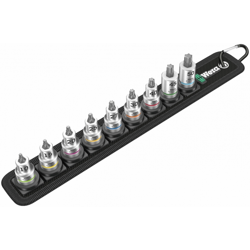 WERA BELT B 3 TORX® HF ZYKLOP BITDOPPEN SET TORX®, MET VASTHOUDFUNC...