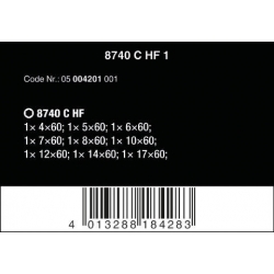 WERA INBUS/BINNENZESKANT BIT-DOPPEN-SET kort, MET VASTHOUDFUNCTIE, ...