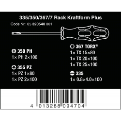 WERA Kraftform 7-delig universeel - WeraGereedschap.nl WERA Kraftform 7-delig universeel - WeraGereedschap.nl