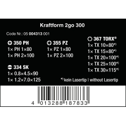 WERA Kraftform 2GO 300 - WeraGereedschap.nl
