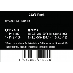 WERA 932/6 Schroefbeitelset-Serie 900 - WeraGereedschap.nl