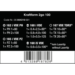 WERA VDE Kraftform 2GO 100 - WeraGereedschap.nl