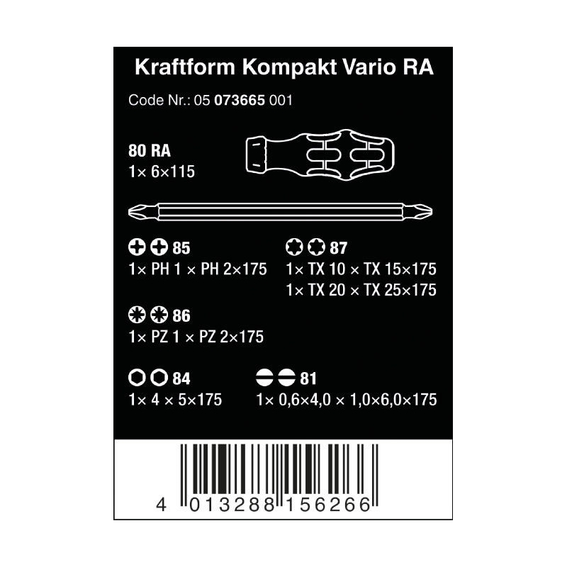 WERA Kraftform K Vario RA SB. - WeraGereedschap.nl