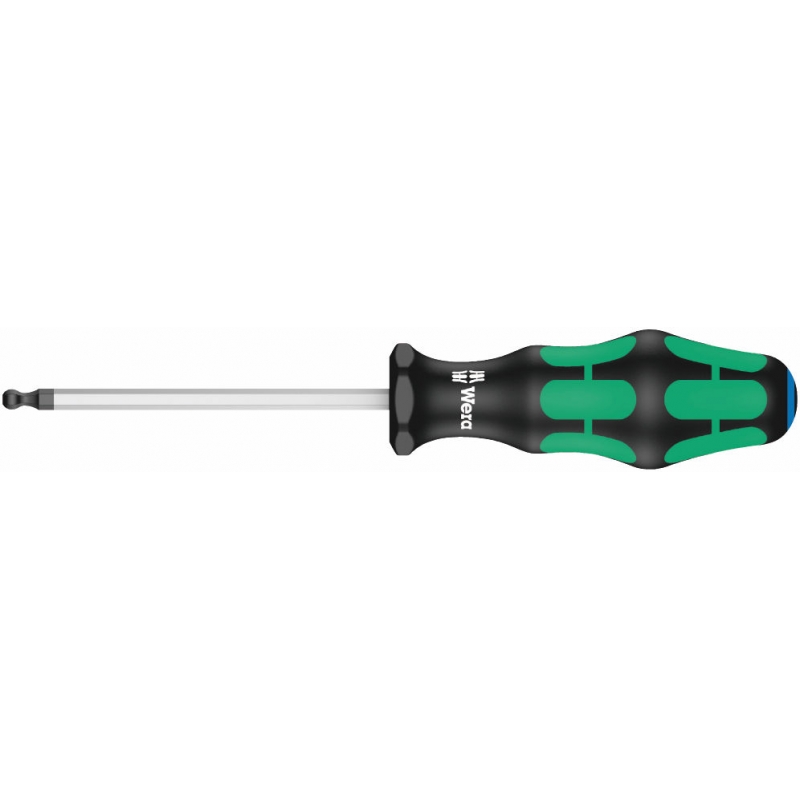 WERA 2.0 mm -inbus kogelkop-schroevendraaier Kraftform Plus Serie 3...