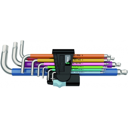 WERA Inbussleutelset RVS 3950 SPKL/9 SM Multicolour WERA Inbussleutelset RVS 3950 SPKL/9 SM Multicolour