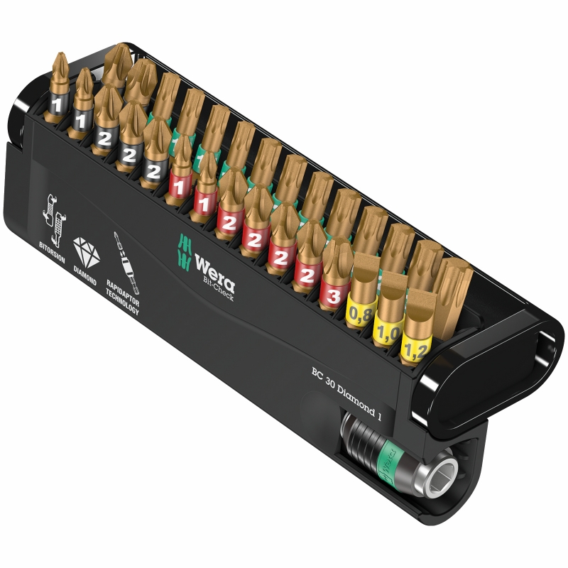 WERA Bit-check BC 30 Diamond 1, 30-delig - WeraGereedschap.nl