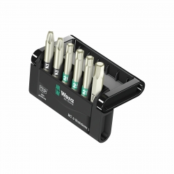 WERA Bit-Check 6 Stainless/RVS 1, 6-delig. Lange bits!!! - WeraGere...