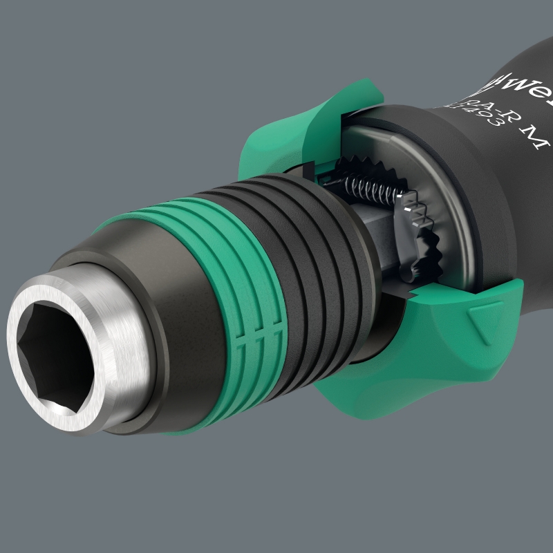 WERA Ratelhandhouder 838 RA R, 1/4" 05051493001 4013288229748