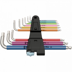 WERA Inbussleutelset RVS 3950 SPKL/9 SM Multicolour - WeraGereedsch...