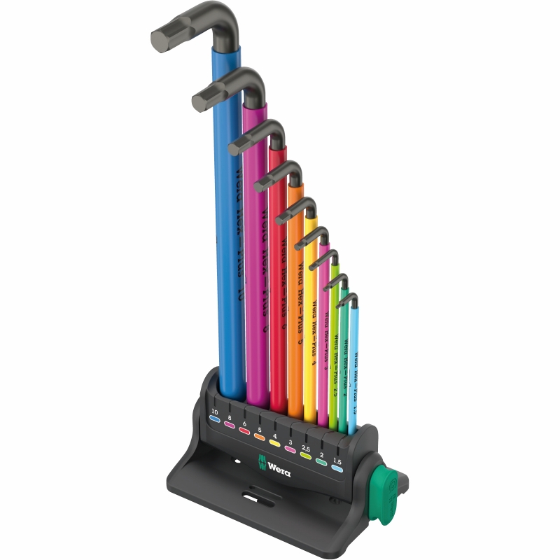 WERA 950/9 Stiftsleutelset in houder 4013288230294 05 133165 001
