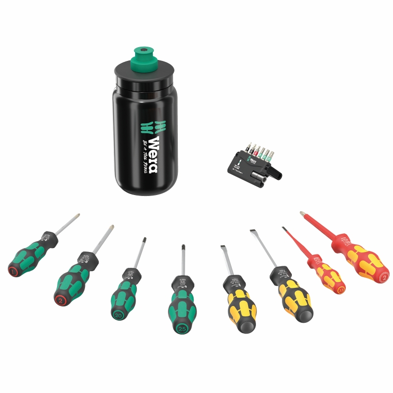 WERA 9540 Bicycle Set Kraftform XL Bottle, 4013288229595 05100028001