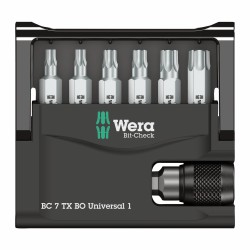 WERA Bit-Check TORX®BO 7 TX met boring 4013288033741 05 056158 001
