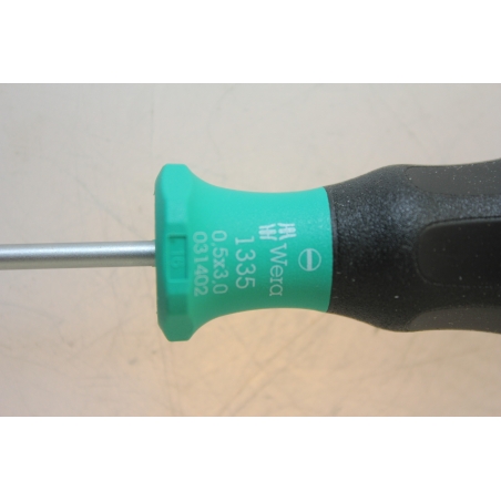 WERA Kraftform Comfort Sleuf 0.5x3.0x80 Electriciën-kling WERA Kraftform Comfort Sleuf 0.5x3.0x80 Electriciën-kling