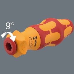 Wera VDE 17 RA 1 Tool Finder,ratelhandgreep 05006618001  4013288229694