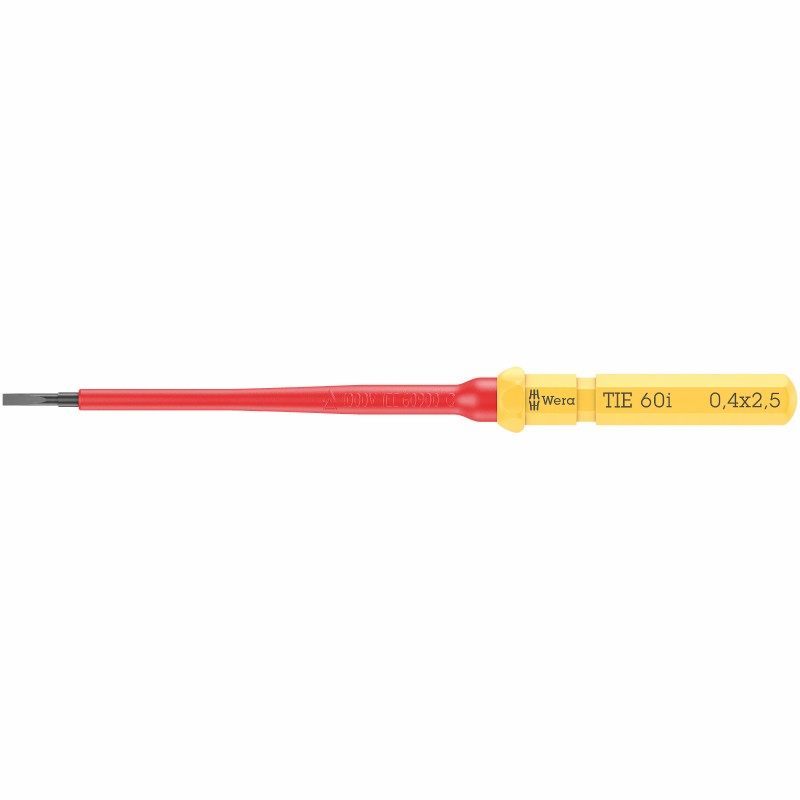 WERA 0.4x2.5 mm Sleuf-kling K K VDE 60 i 05 006500 001  4013288228420