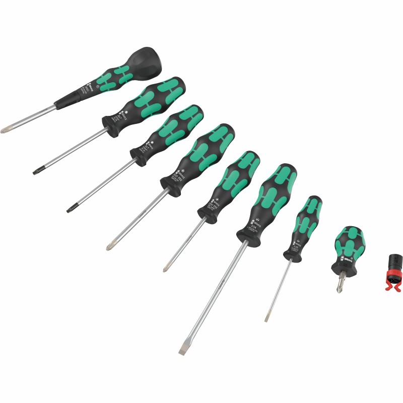 WERA Kraftform 9-delig Ball-Grip Set 1 05134028001 4013288227577