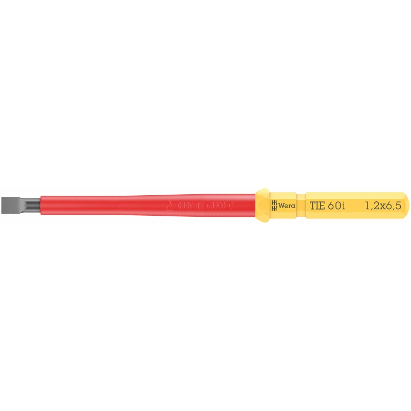 WERA 1.2x6.5 mm Sleuf-kling Kraftform K VDE 60 i 05 006505 001  4013288228475