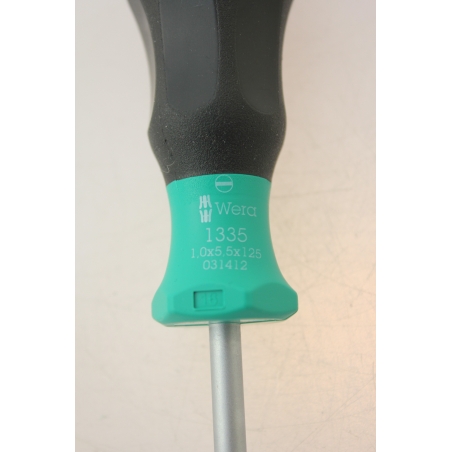 WERA Kraftform Comfort Sleuf 1.0x5.5x125 Electriciën-kling WERA Kraftform Comfort Sleuf 1.0x5.5x125 Electriciën-kling