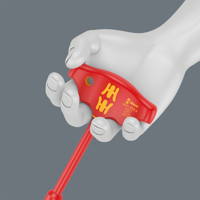 WERA 410 i VDE B T-grip adapterschroevendraaier voor 3/8'' doppen 05005120001 4013288222664 WERA 410 i VDE B T-grip adapterschroevendraaier voor 3/8'' doppen 05005120001 4013288222664