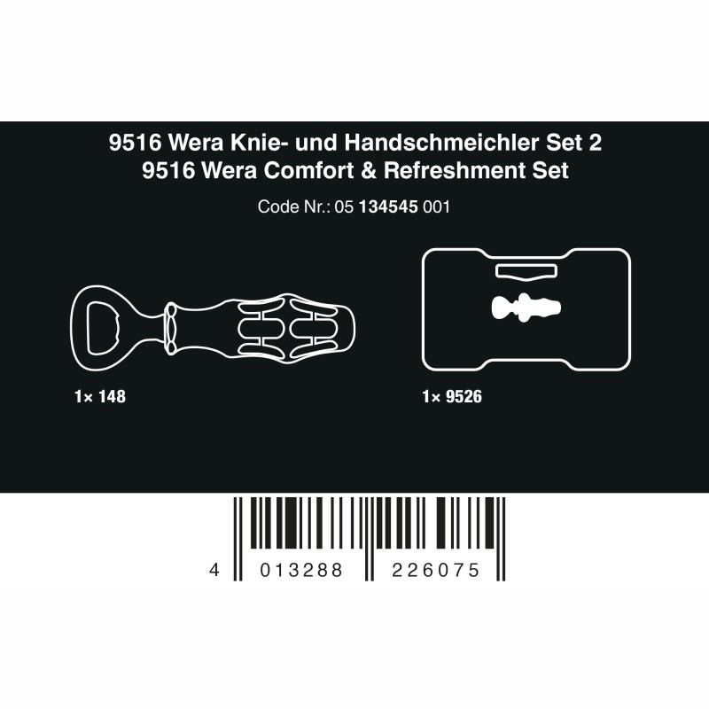 WERA Flesopener met kniekussen